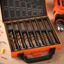HSS Metal Drill Bit Set with Cary Case Organiser - 99 Pcs 1.5-10 mm High Speed Steel Bits Titanium Coated Steel - For Drilling Wood, Masonry and Metal, Accessories Drills and Screwdrivers (FREE POSTAGE) Image 4