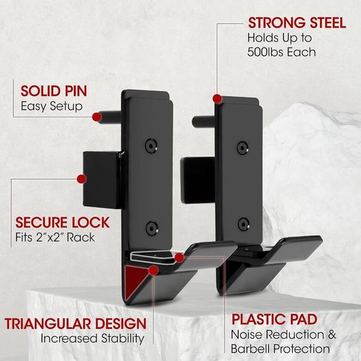 Power Rack Hooks