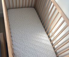 baby cot and mattress