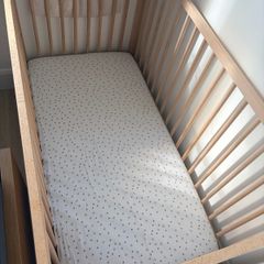 baby cot and mattress