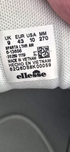 Ellesse Shoes 10 UK
