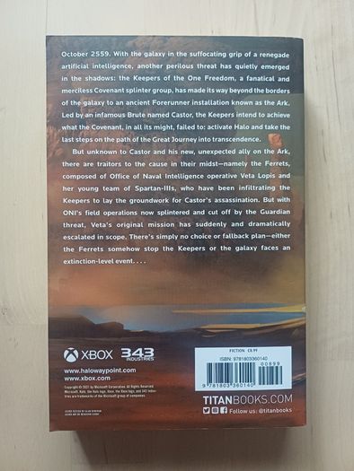 Halo Last Light & Divine Wind by Troy Denning (Science Fiction Paperbacks 2015)