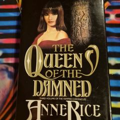 The Queen of the Damned by Anne Rice 1989 UK 1st/1st HB MacDonald Vintage Horror