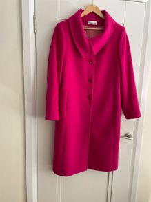 Christina Felix Magenta Coat
