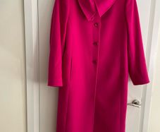 Christina Felix Magenta Coat