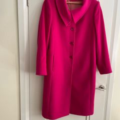 Christina Felix Magenta Coat