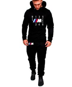 BMW M sports mpower Shifter Sunlight Fit Hoodies Men Sports Set bmw Hoodie+trousers