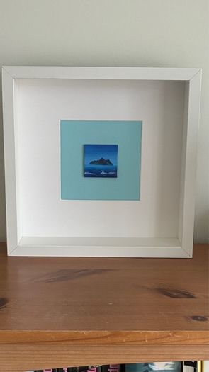 Skellig oil painting