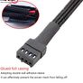 4pins 4-pins PMW fan connector. Power supply Y Splitter Adapter Cable 1 To 3 ways Free viewing Image 3