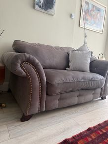 Two Grey Sofas