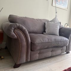 Two Grey Sofas