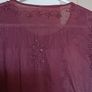 Brown Embroidered Sequin Blouse Image 3