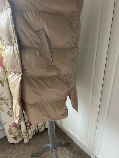 Bnwt gilet beige mid length gilet free size 10/14