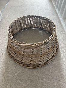 Wicker Christmas tree base