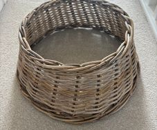 Wicker Christmas tree base