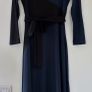 Jaeger Jersey Colour Block Tie Waist Midi Dress Image 3
