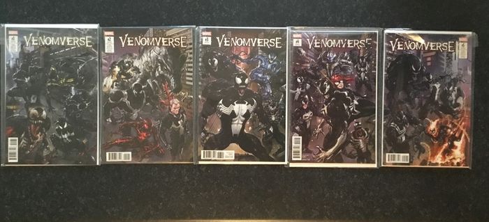 Venomverse 1-5 Clayton Crain connecting variant