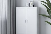Book Cabinet White 82.5x30.5x115 cm
