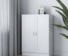 Book Cabinet White 82.5x30.5x115 cm