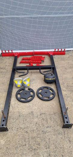 Squat rack & Airbike