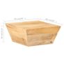 Coffee Table V-shape 66x66x30 cm Solid Mango Wood Image 6