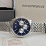 Emporio Armani 41mm Blue Dial Chronograph Watch AR11582 Image 6