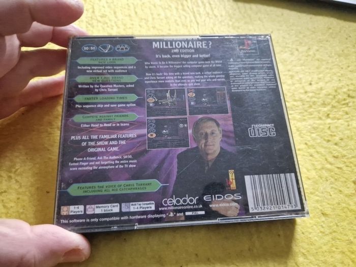 2nd Edition Who Wants to be a Millionaire PlayStation1 ps1 PlayStation2 ps2 games Original