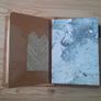 Handmade leather personal size diary notebook passport holder 17cm x 11cm contains a  pen loop a pocket holder and a homemade notebook also with 4 internal elastics to hold your diaries notebooks etc see all photos FREE STANDARD POSTAGE INCLUDED Image 2