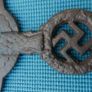 WW2 German Nazi large Cast Iron Third Reich Eagle pole top of flag (I think it's a reproduction) Image 4