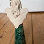 Ceramic handmade decorative angel figurine Image 5