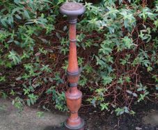 3 Foot 19th Century Mahogany Candle Stick