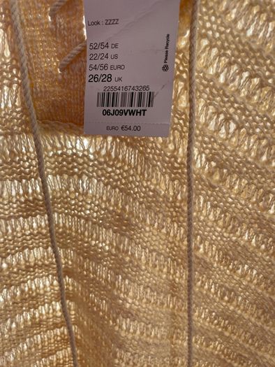 Evans ladies poncho shawl fringed wheat colour plus size