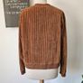 Sezane Iris cotton velvet bomber jacket camel M French designer Image 5