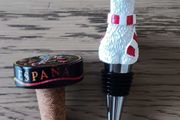 2 x Decorative Wine Stoppers