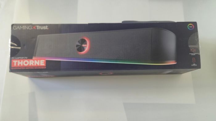 Trust GXT 619 Thorne Illuminated Gaming Soundbar  Boxed & mintCondition