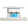 Wall-Mounted Baby Changing Station, Horizontal Foldable Diaper Change Table with Safety Straps and Hanging Rods, Use in Commercial Bathrooms, Daycare Centers for Newborns & Infant Image 5