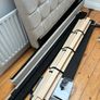 Rory Beige Fabric 4ft 6 Double Bedframe (brand new / never used) Image 2
