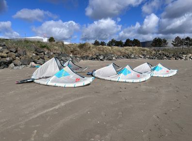 Complete Kitesurfing Quiver, 8,10,12M Duotone Evo's