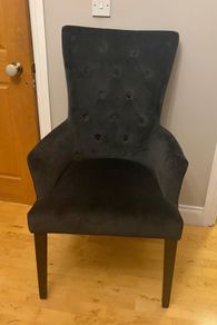 comfortable grey chair