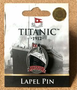 Titanic lapel pin
