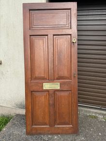 Teak Front Door