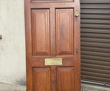 Teak Front Door