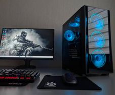 Full Setup Amd Ryzen Gaming Pc | 5 3600x | 16gb Ram | 1070ti 8gb | Nvme | Msi | Igame | Monitor
