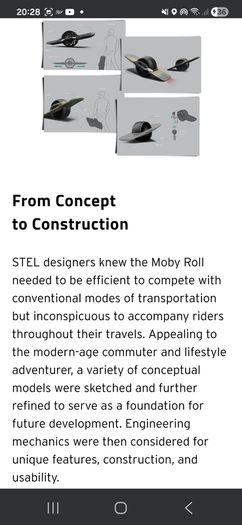 Moby Roll Onewheel - Electric one wheel/skateboard
