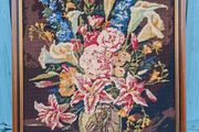 Vintage Needlework Picture