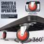 400kg capacity Platform Truck Heavy Duty Trolley with 2 bungee cords with hooks Multipurpose Utility Trolley - Versatile Folding Image 6