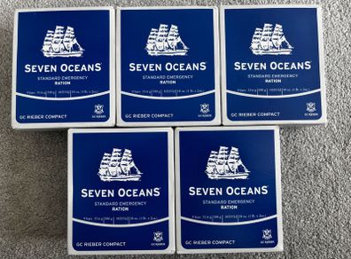 5x Standard Emergency Rations Seven Oceans
