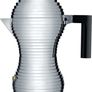 Alessi Pulcina Designer Stovetop 6 Cup Coffee Maker - Cast Aluminium Image 4