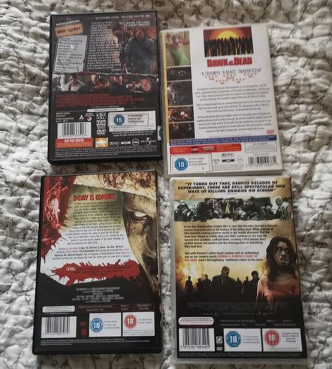 Zombie movies x 4