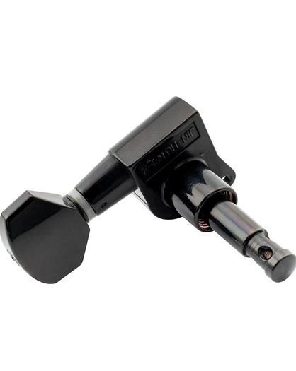 Wilkinson Machine Heads E-Z Loking tuners 6 In line black